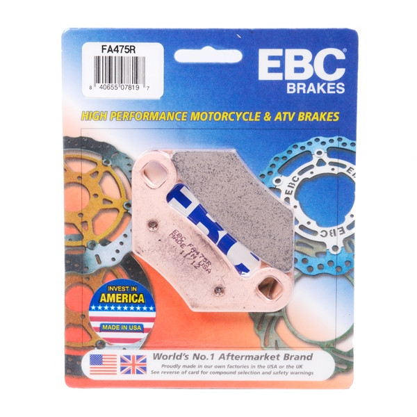 EBC  “R“ Long Life Sintered Brake Pad Sintered metal - Left, Right, Front Right, Front left, Rear Right, Rear left, Rear Outer - 077723