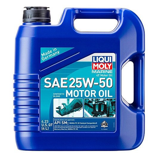 Liqui Moly Oil 4T Marine 25W50 25W50 - 4 L  - 153380