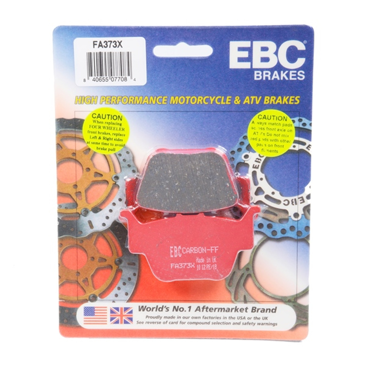 EBC  "X" Carbon Graphite Brake Pad Carbon graphite - Rear - 077746