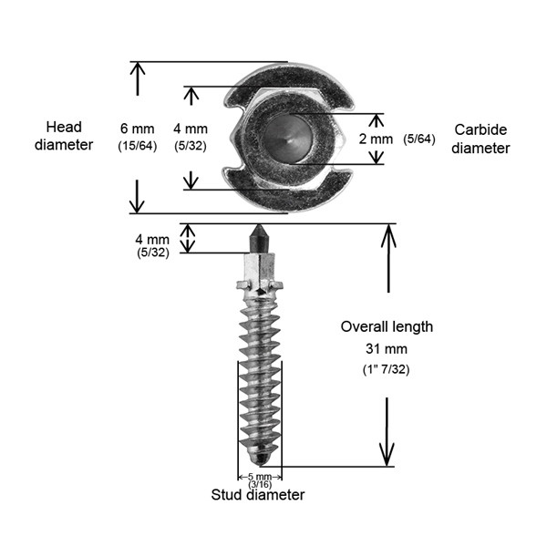 IGrip Snow Studs SS32R 32 mm - 103139
