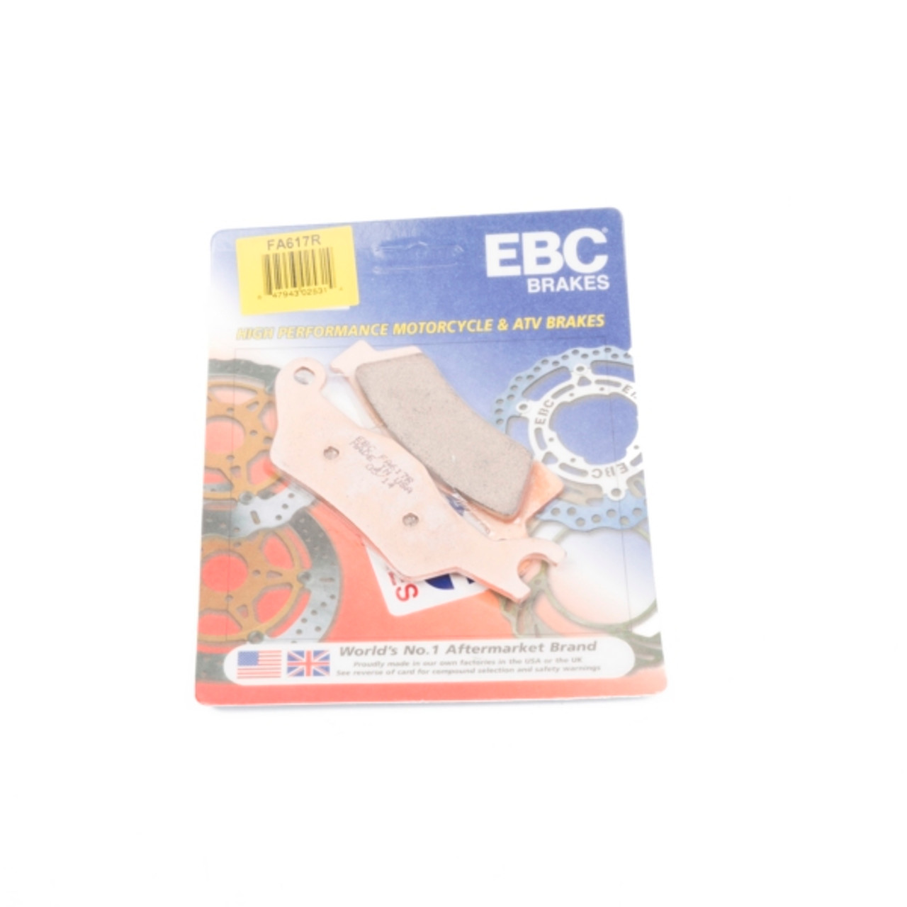 EBC  “R“ Long Life Sintered Brake Pad Long life Sintered Metal - Front/Rear - 077750