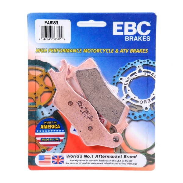 EBC  “R“ Long Life Sintered Brake Pad Sintered metal - Left, Front left, Rear left - 077751