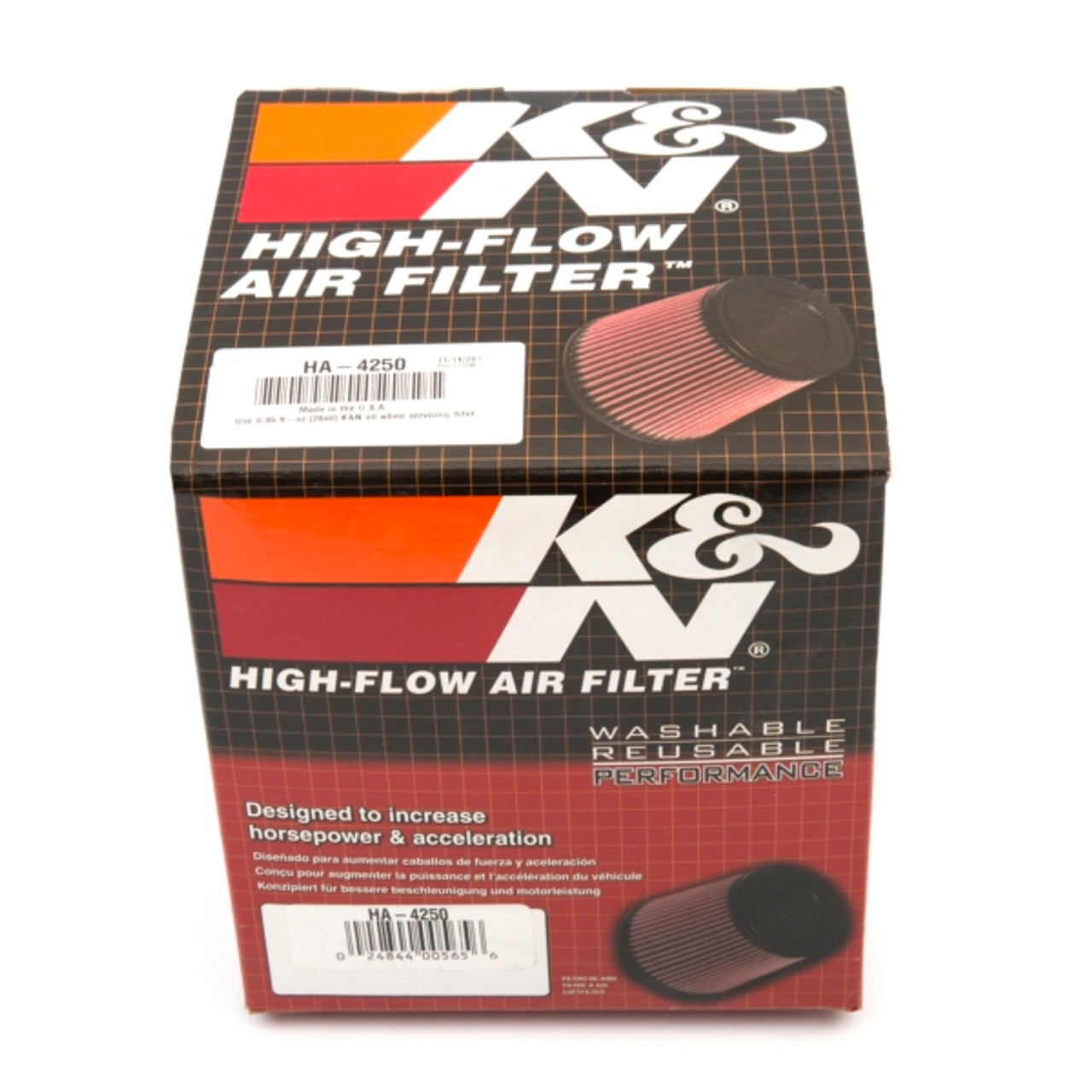 K&N High-Flow OEM Air Filter Fits Honda - 076119