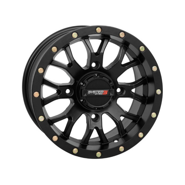 SYSTEM 3 OFF-ROAD ST-3 Simulated Beadlock UTV Wheel 14x7 - 4/156 - 5+3 - 318036
