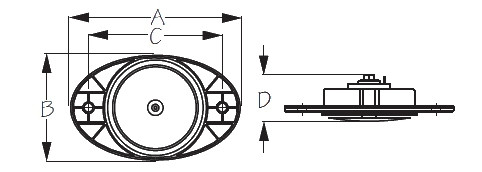 Sea Dog Flush Mount Horn V3 Grills - 729615