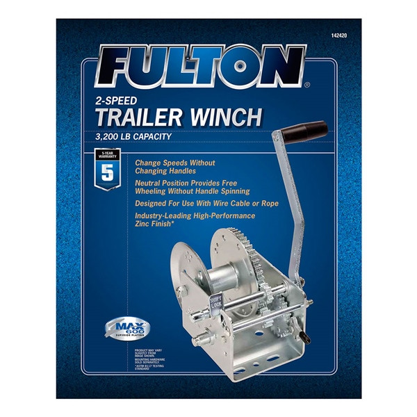 Fulton Wesbar 2-Speed Trailer Winch - 746283
