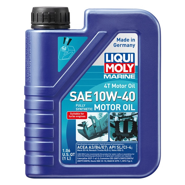 Liqui Moly Oil 4T Marine 10W40 10W40 - 1 L  - 153988