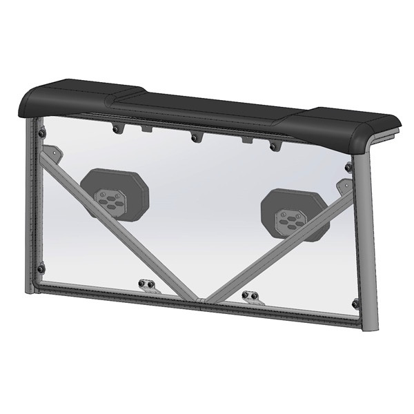 Direction 2 Rear Windshield Fits CFMoto - 174270