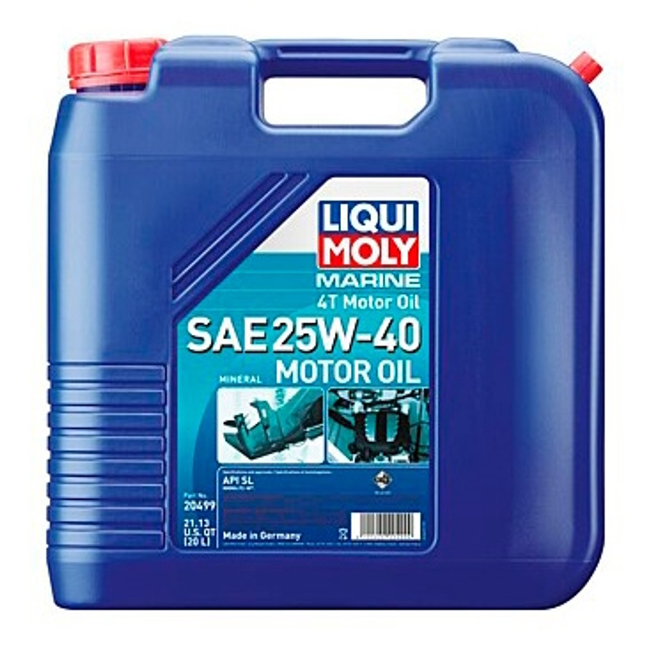 Liqui Moly Oil Synthetic 4T Marine 25W40 25W40 - 20 L  - 153995