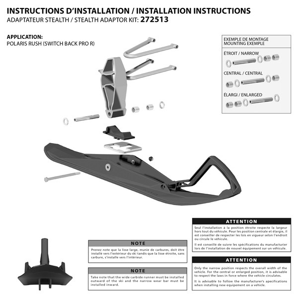 Kimpex Stealth Ski Adaptor - 272513