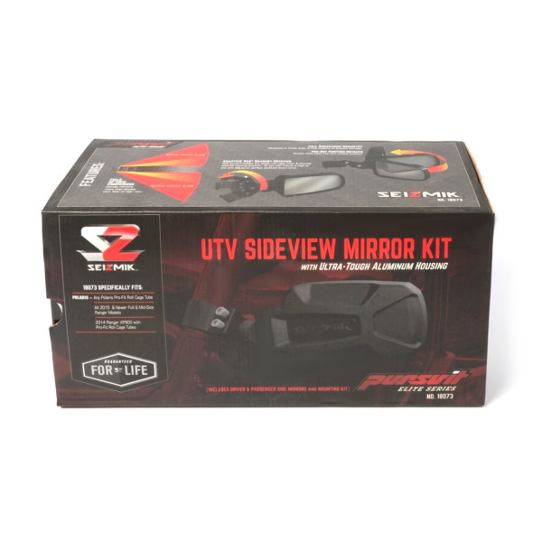 Seizmik Pursuit Side View Mirror Adjustable Clamp-On - 175564