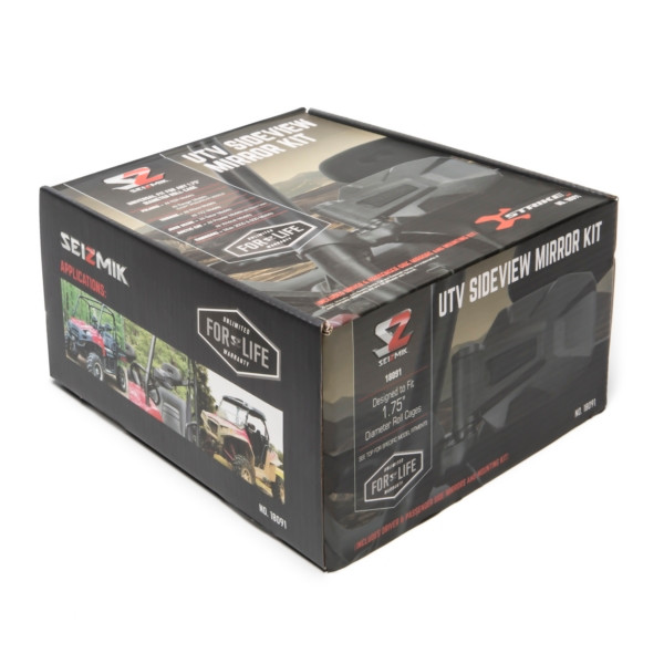 Seizmik Side View Mirrors 1.5" Clamp-On - 175618