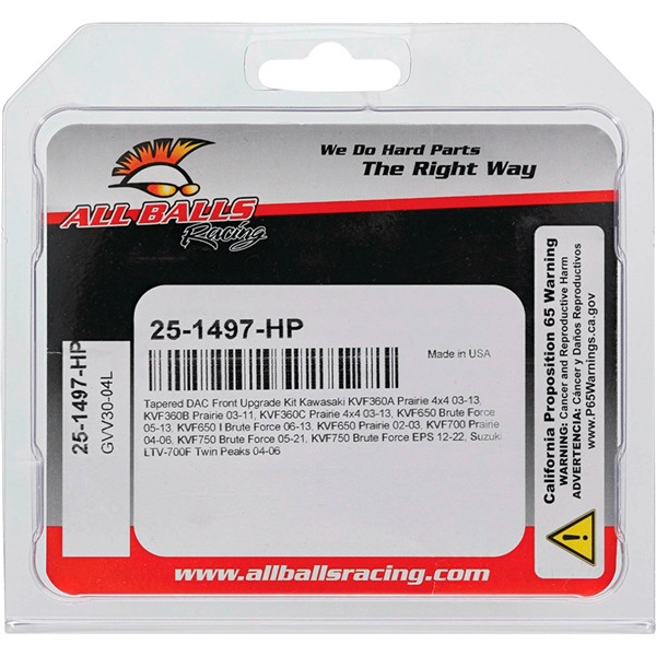 All Balls Tapered DAC Wheel Bearing - 347528