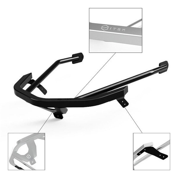 ITEK Polaris Front Bumper Aluminum - POLARIS - 335376
