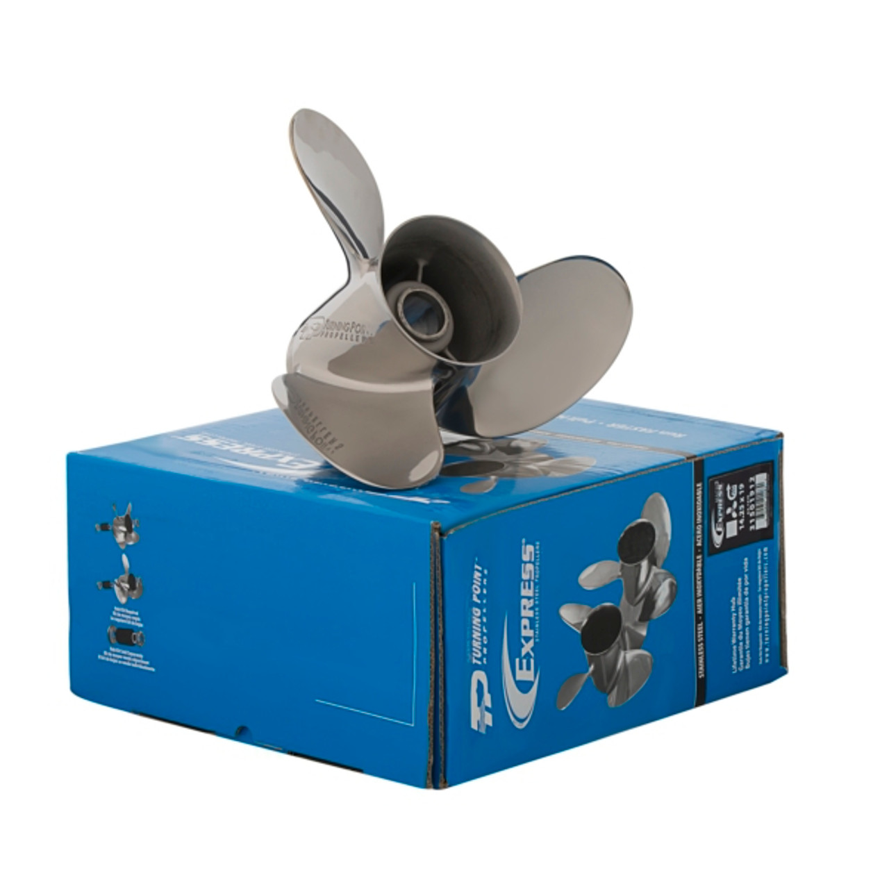 Turning Point Express Propeller Fits Honda, Fits Yamaha, Fits Suzuki - Stainless steel - 730662