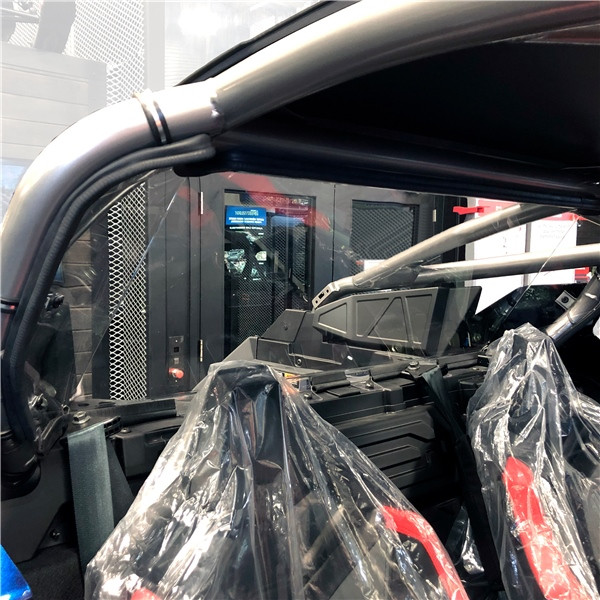 Direction 2 Rear Windshield - Scratch Resistant Fits Polaris - 174358