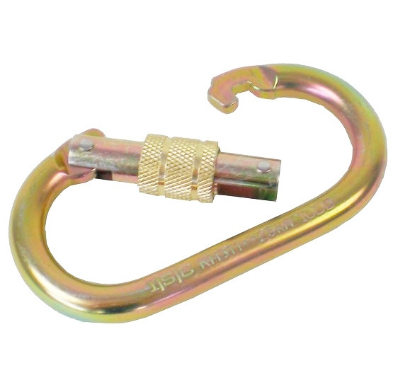 Portable Winch Steel Locking Carabiner - 078013