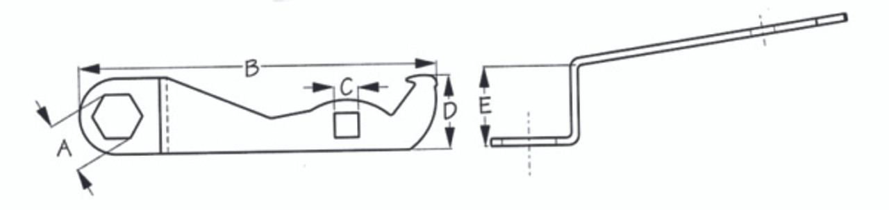 Sea Dog Propeller Wrench (Zinc) Propeller - 700670