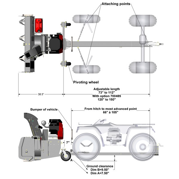 Bercomac Snowblower 54'' Versatile Plus - 558025
