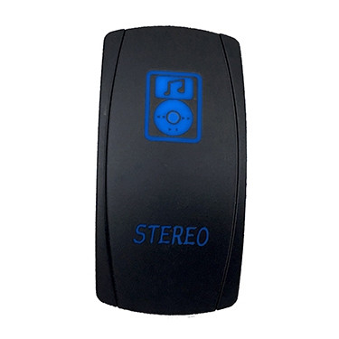 Quake LED Stereo LED Switch Rocker - 222527 - 222527