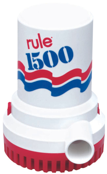 JABSCO RULE 1,500 GPH Pump, 12V - 720019