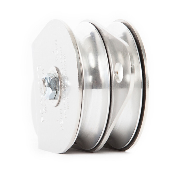 Portable Winch Double Swing Side Pulley with stainless steel plates - 078261