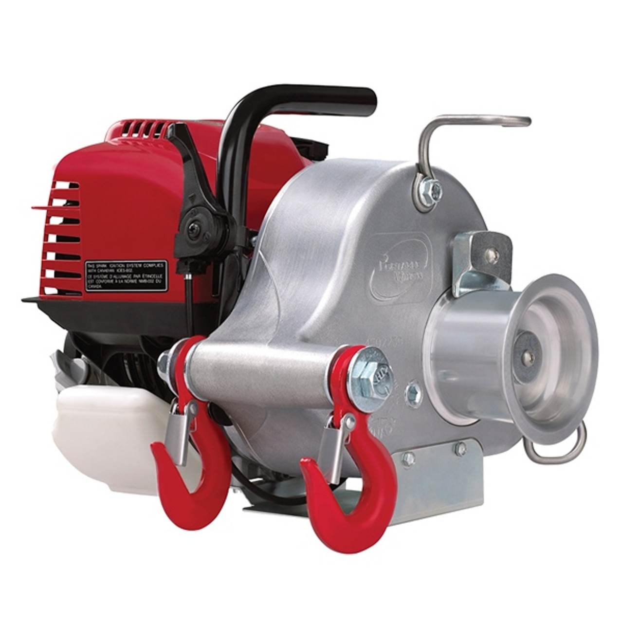 Portable Winch Gas-Powered Portable Capstan Winch Kit, Power of 1550lbs - 078294