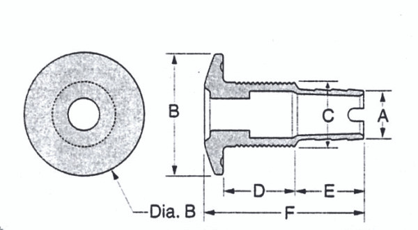 Attwood Straight Thru-Hull - 700810