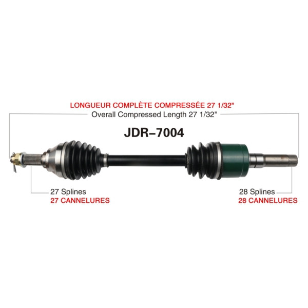 TrakMotive Complete Axle Fits John Deere - 216295