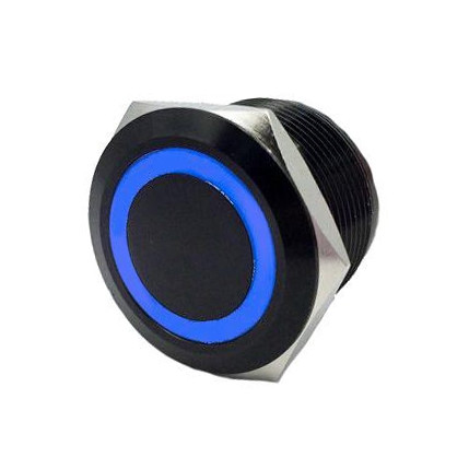 Quake LED Flush Mount Switch with LED Ring Push - 222689 - 222689