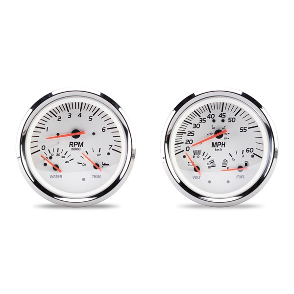 Sierra White Series Multi-function Gauge Kit Multi-Function - 791365