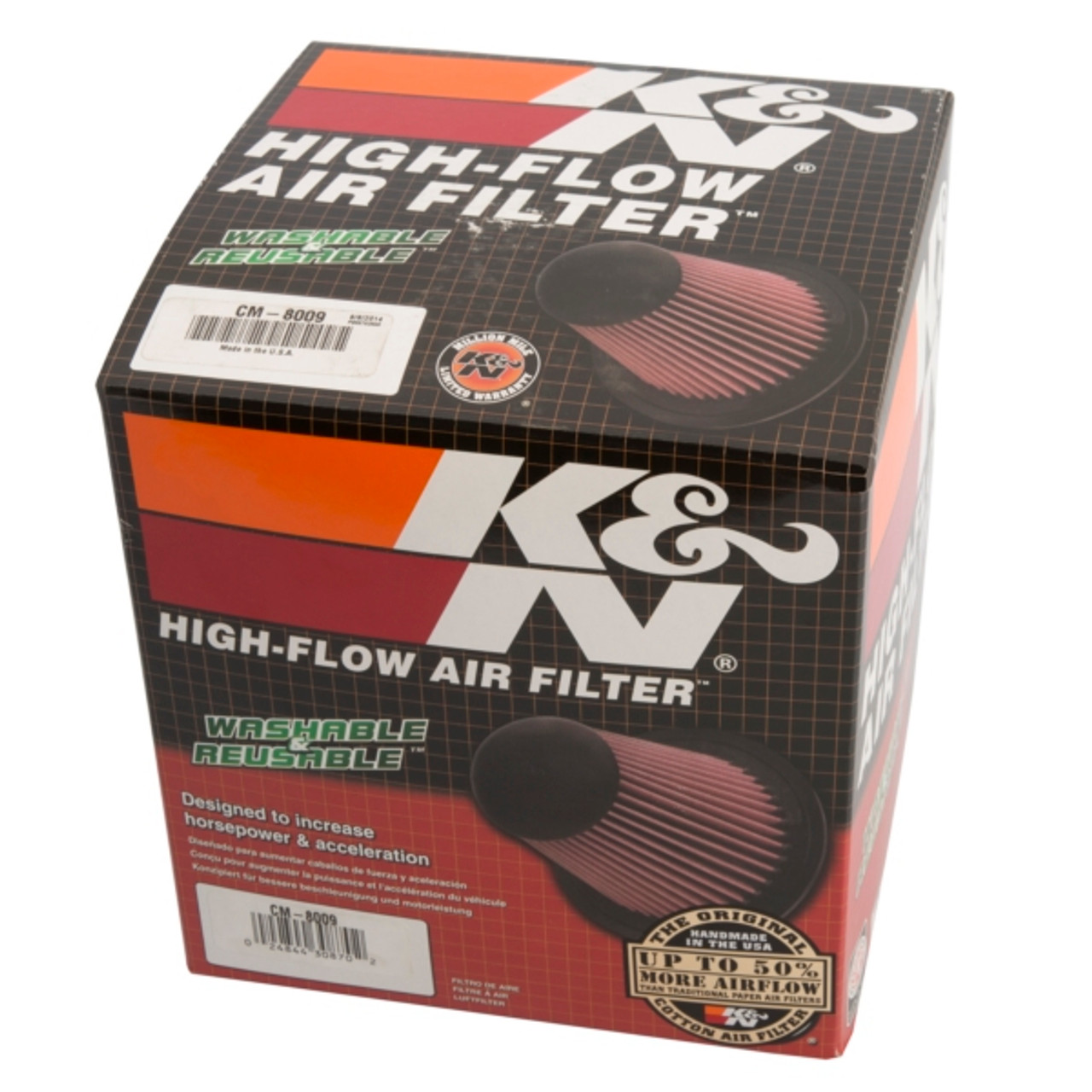 K&N High-Flow OEM Air Filter Fits Can-am - 076836
