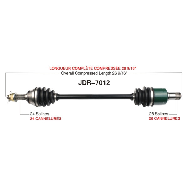 TrakMotive Complete Axle Fits John Deere - 216303
