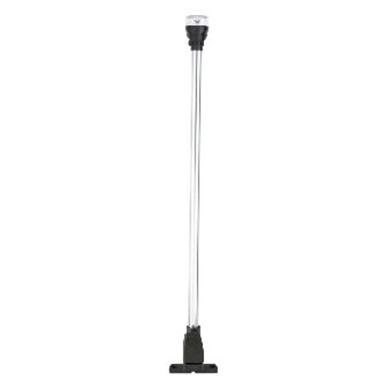 Attwood All Around Navigation Light, Horizontal Mount with 12” Pole Navigation light - Black - 732549