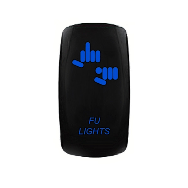 Quake LED Fu LED Light Switch Rocker - 222745 - 222745