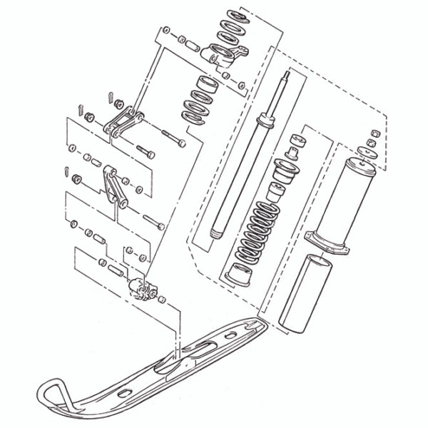 Kimpex Yamaha Front Suspension Hardware Kit - 110647