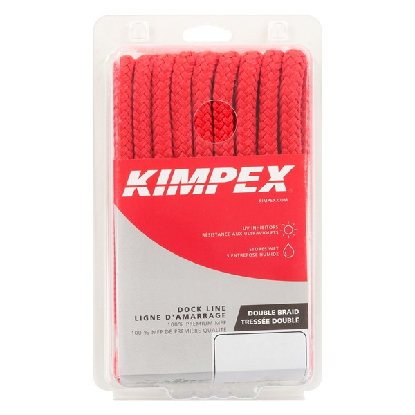 Kimpex Multi-Filament Polypropylene Dock Line 15' - 1/2" - Polypropylene - Multi-filament - 748492