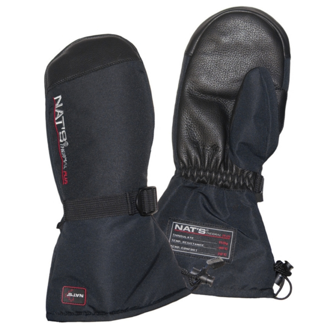 NAT'S Deerskin Work Mittens Men, Women - L - 202684