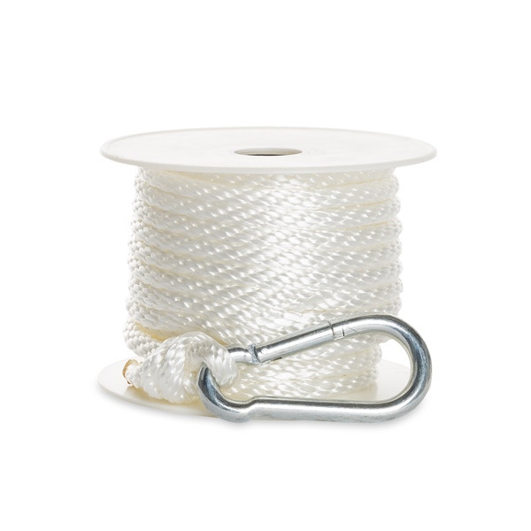 Kimpex Solid Braid Anchor Line 50' - 3/8" - Nylon - Braided - 748504