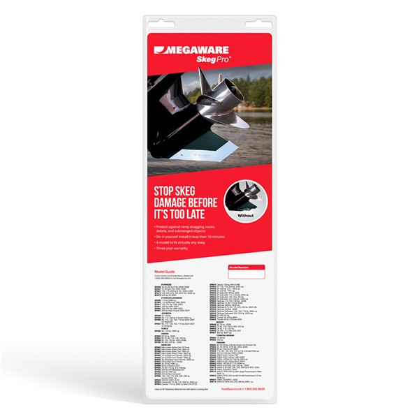 Megaware SkegPro® Skeg Protector Stainless steel - 757058