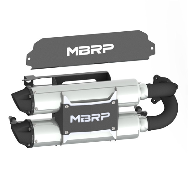 MBRP Powersports Muffler Performance Fits Polaris - 080162