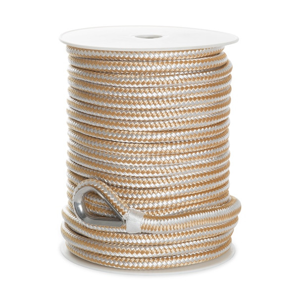Kimpex Double Braid Anchor Line 150' - 3/8" - Nylon - Double Braided - 748513