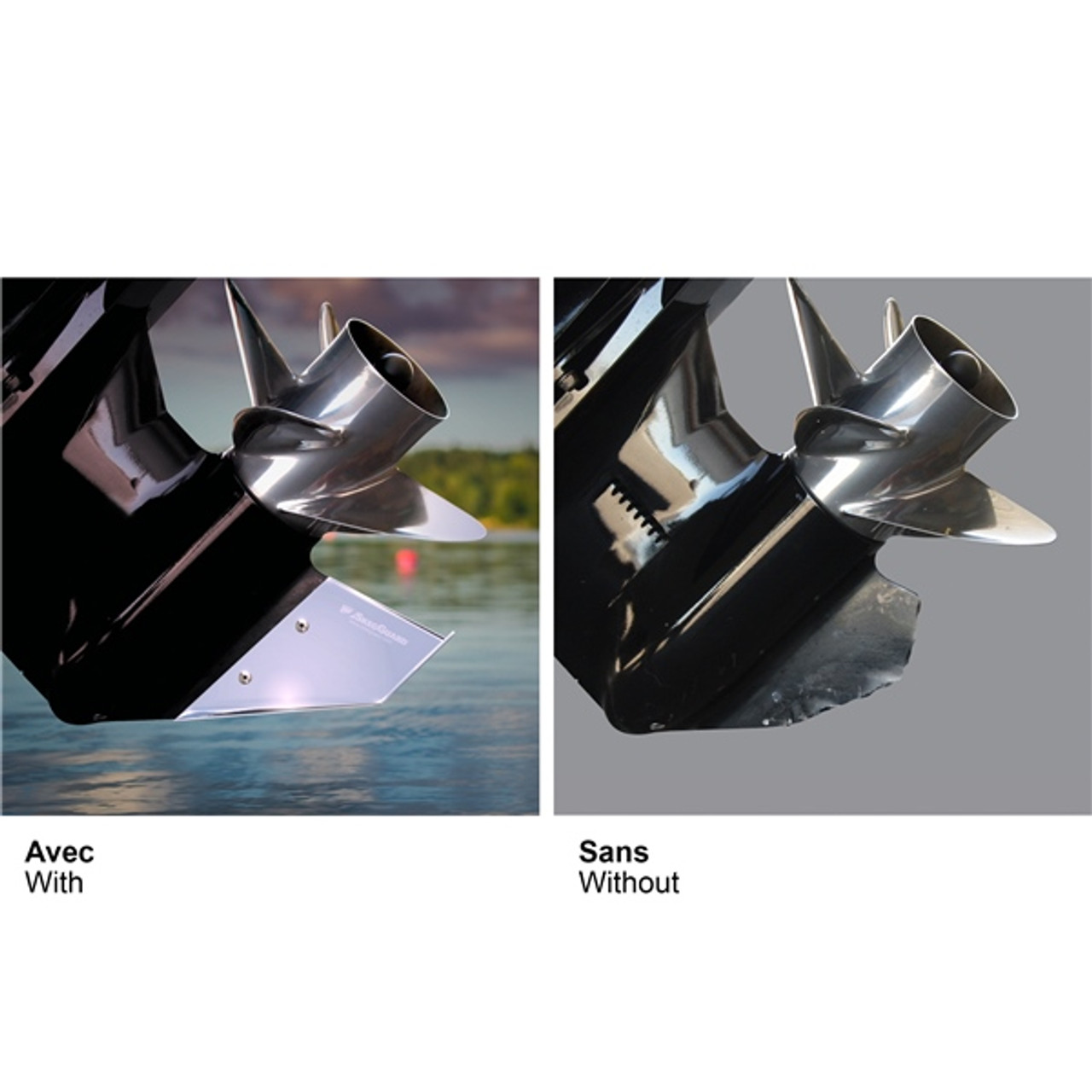 Megaware SkegGuard® Skeg Protector Stainless steel - 757066