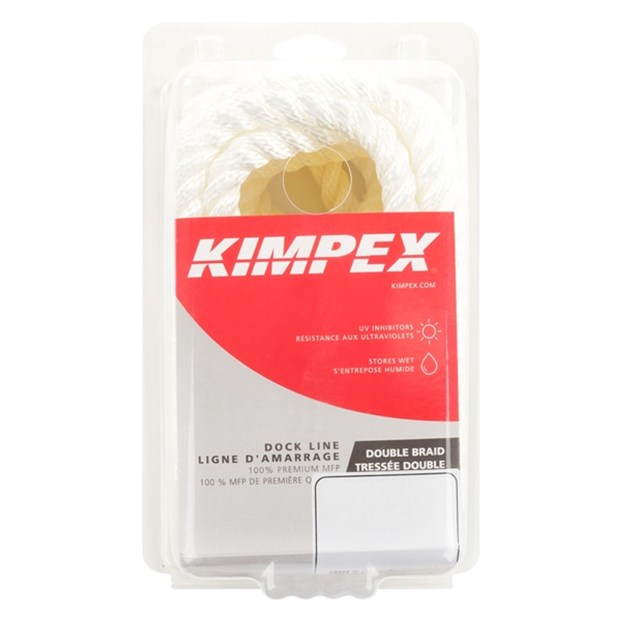 Kimpex 3-Strand Twisted Dock Line 25' - 3/8" - Nylon - 3-Strand Twisted - 748518 Kimpex 3-Strand Twisted Dock Line 25' - 3/8" - Nylon - 3-Strand Twisted - 748518