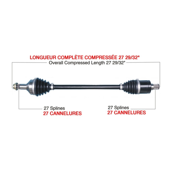 TrakMotiveHD Complete HD Axle ARCTIC CAT - 216469