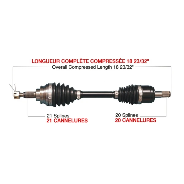 TrakMotiveHD Complete HD Axle Fits Honda - 216485