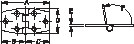 Sea Dog Flush Door Hinge - 702209