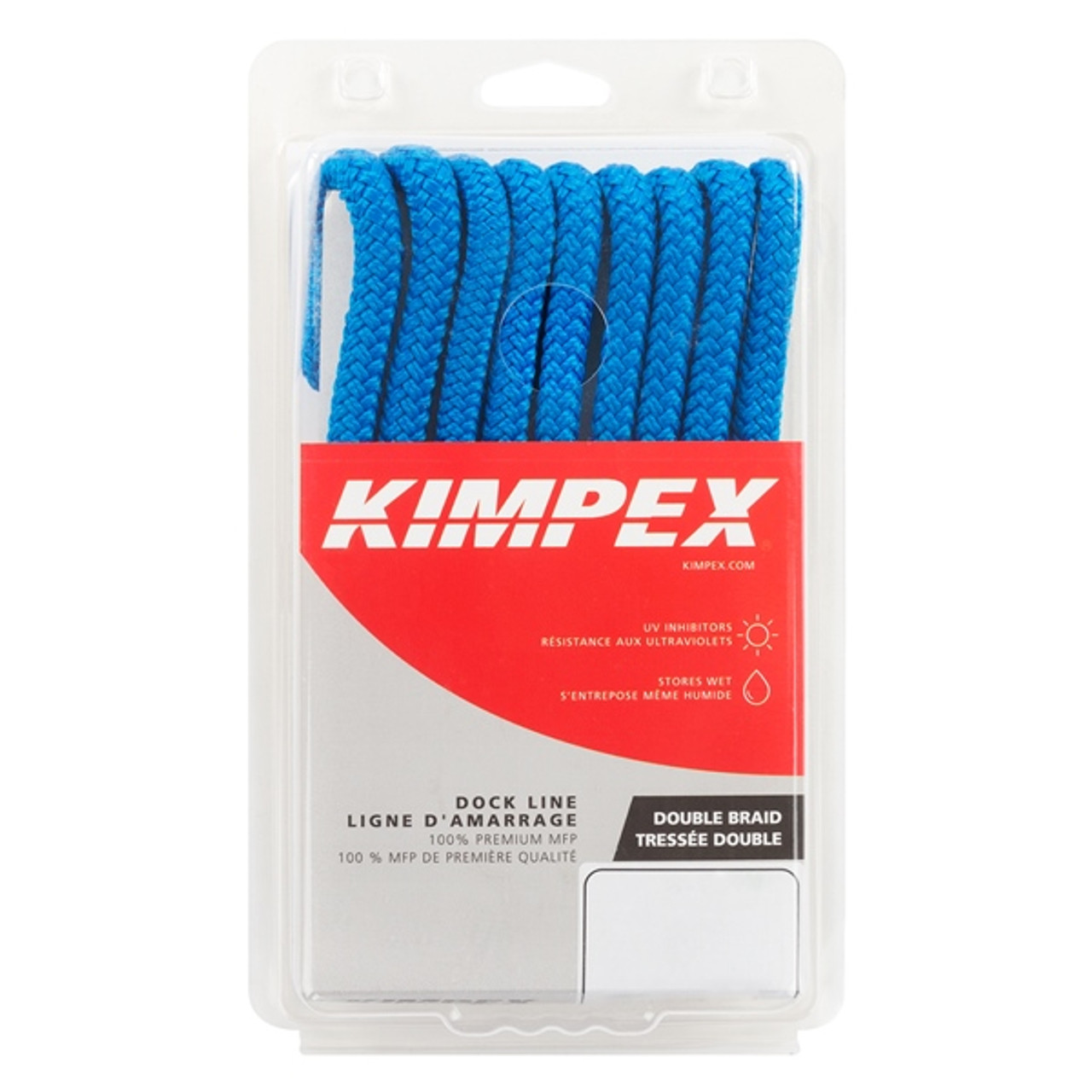 Kimpex Braided Dock Line 10' - 3/8" - MFP - Braided - 748534 Kimpex Braided Dock Line 10' - 3/8" - MFP - Braided - 748534