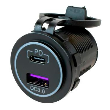 Sea Dog USB 3.0 & USB-C Power Socket - 738306