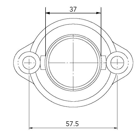 Kimpex Carburetor Adapter Mounting Flange Fits Arctic cat - 301696